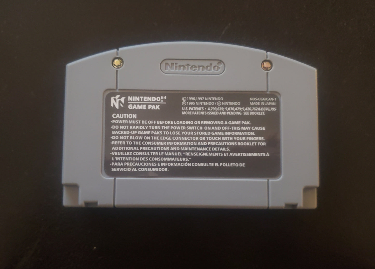 Goldeneye 007 N64 Nintendo 64 Video Game Cartridge 1997