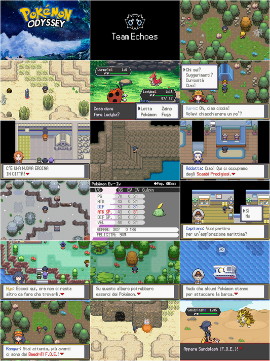Pokemon Odyssey GBA Pokemon ROM Hack Game Boy Advance