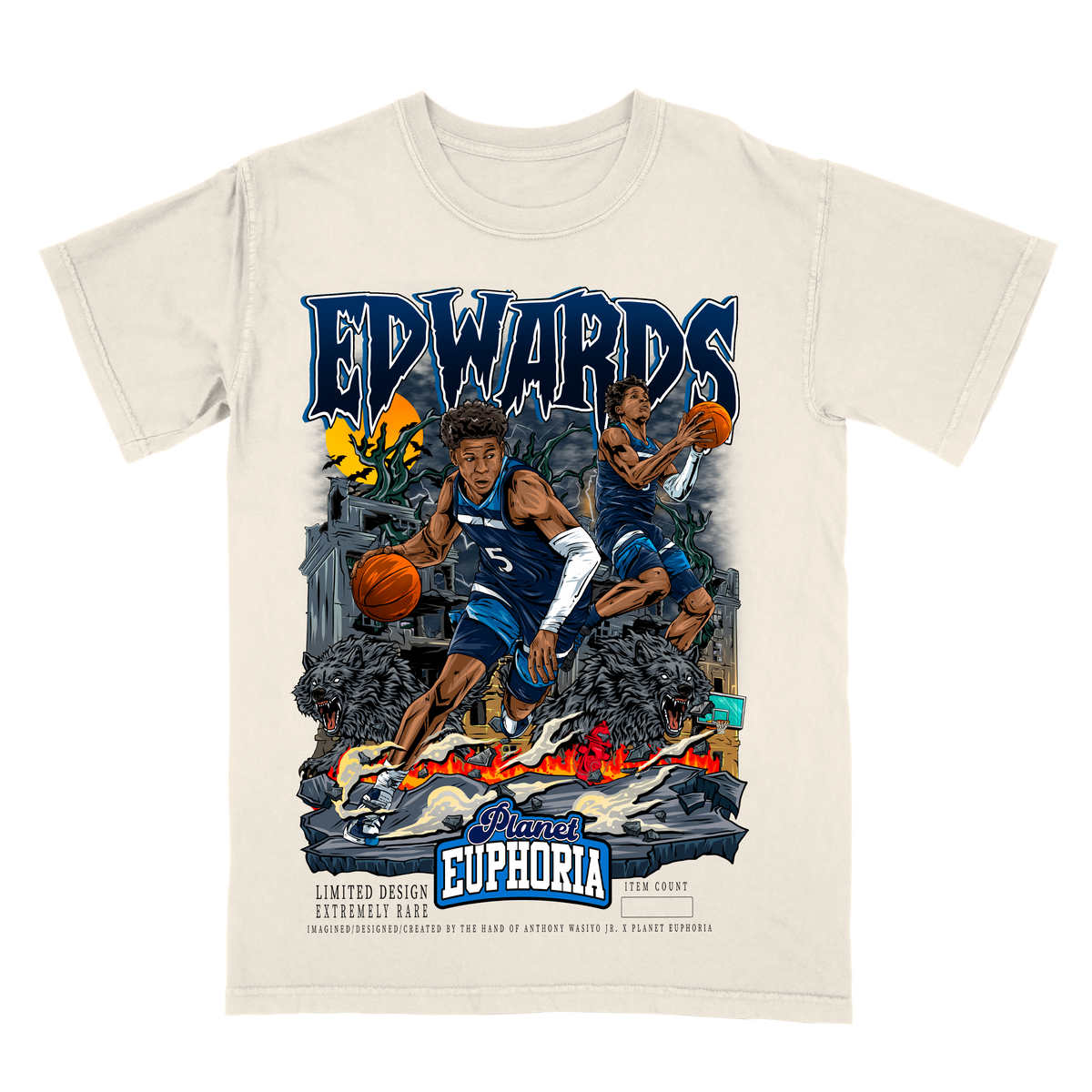 Youth Anthony Edwards V3 Limited Edition NBA Player Graphic T-Shirt
