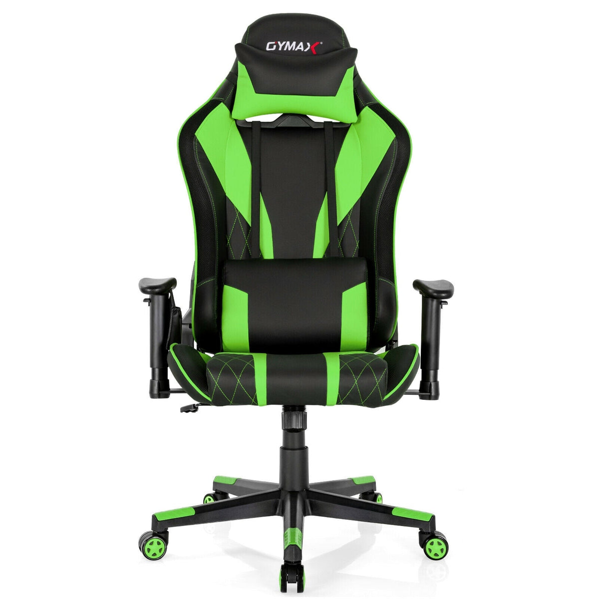 Gaming Chair Adjustable Swivel Computer Chair with Dynamic LED Lights