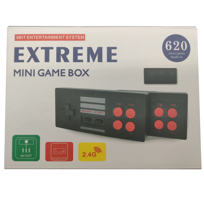 Box for 'Extreme Mini Game Box' with controller illustration on a white background