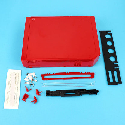 Nintendo Wii Full Replacement Shell Housing Faceplate Red New Complete