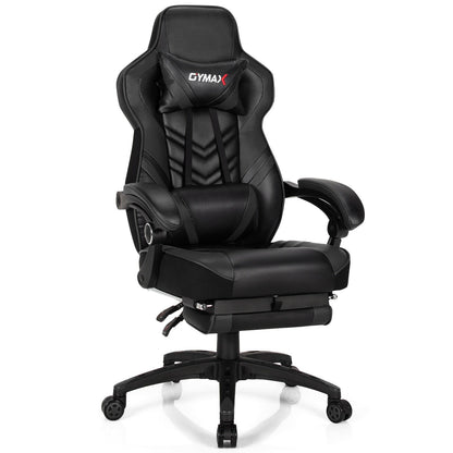 Adjustable Gaming Chair with Footrest