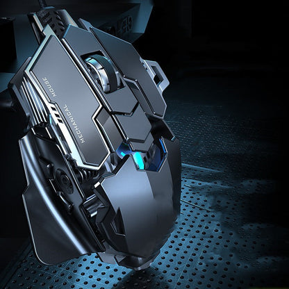 Gaming mouse with mechanical design on a dark surface vGaming Ergonomic Wired Mouse 6400DPI Comfortable Game Mouse Optical PC USB Mice