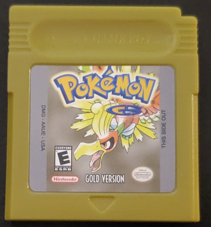 Pokemon Gold GBC Video Game Cartidge Game Boy Color 2000