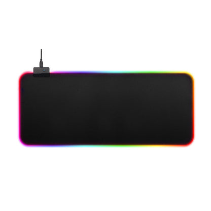 Gaming mouse pad with RGB lighting on a white background. Gaming Mouse Pad