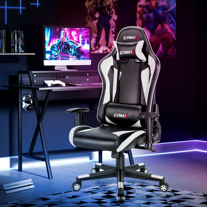 Gaming Chair Adjustable Swivel Racing Style Computer Office Chair