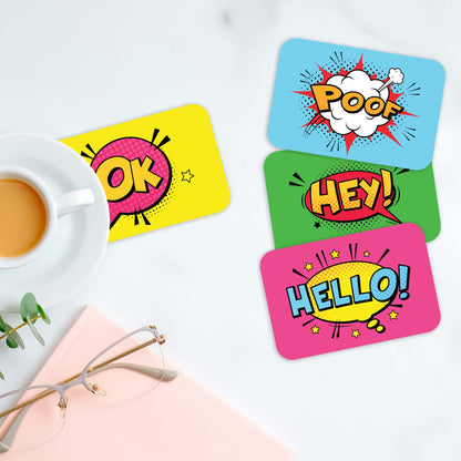 Comic Book Affirmation Cards, Deck of 16