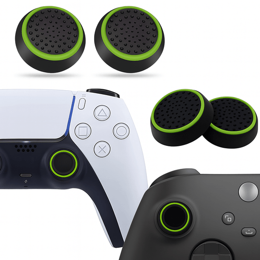 4PCS Silicone Thumbstick Grip Caps | Universal Joystick Covers for PS5, PS4, Xbox, Steam Deck, and Switch Pro Controllers