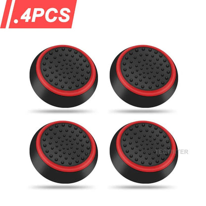 4PCS Silicone Thumbstick Grip Caps | Universal Joystick Covers for PS5, PS4, Xbox, Steam Deck, and Switch Pro Controllers