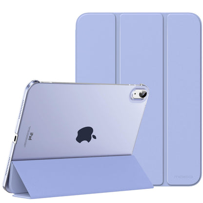 MoKo for iPad (A16) 11th Generation Case 11 Inch 2025, iPad 10th Generation Case 10.9 Inch 2022, Slim Stand Hard PC Translucent Back Shell Smart Cover, Support Touch ID, Auto Wake/Sleep, Navy Blue