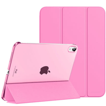 MoKo for iPad (A16) 11th Generation Case 11 Inch 2025, iPad 10th Generation Case 10.9 Inch 2022, Slim Stand Hard PC Translucent Back Shell Smart Cover, Support Touch ID, Auto Wake/Sleep, Navy Blue