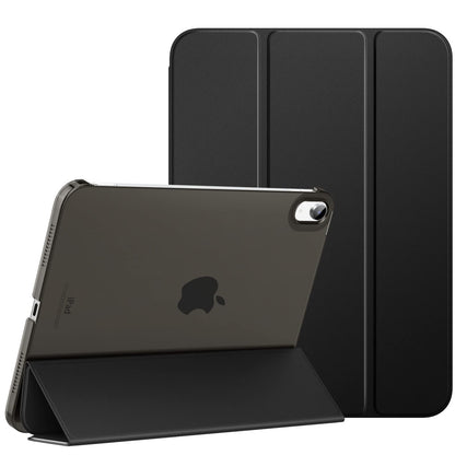 MoKo for iPad (A16) 11th Generation Case 11 Inch 2025, iPad 10th Generation Case 10.9 Inch 2022, Slim Stand Hard PC Translucent Back Shell Smart Cover, Support Touch ID, Auto Wake/Sleep, Navy Blue