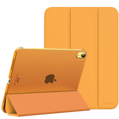 MoKo for iPad (A16) 11th Generation Case 11 Inch 2025, iPad 10th Generation Case 10.9 Inch 2022, Slim Stand Hard PC Translucent Back Shell Smart Cover, Support Touch ID, Auto Wake/Sleep, Navy Blue