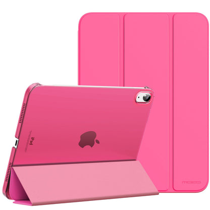 MoKo for iPad (A16) 11th Generation Case 11 Inch 2025, iPad 10th Generation Case 10.9 Inch 2022, Slim Stand Hard PC Translucent Back Shell Smart Cover, Support Touch ID, Auto Wake/Sleep, Navy Blue