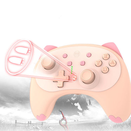 Cute Mini Cat Type Bluetooth Wireless Joystick Gamepad Controller Compatible With PC Laptop