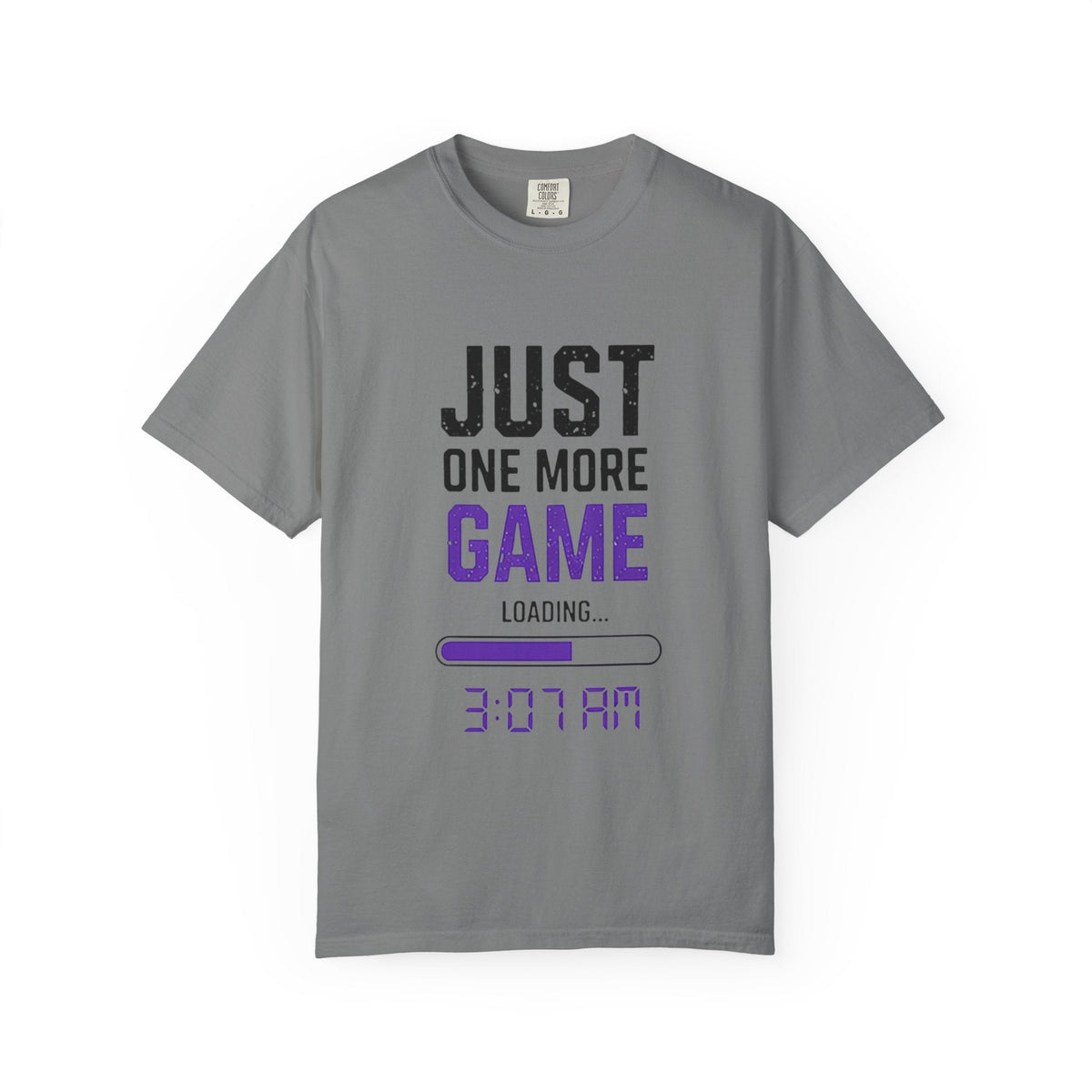 Gamer T-Shirt - "Just One More Game" Late Night Gaming Tee