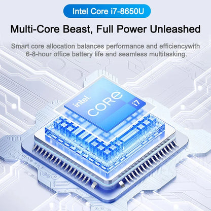 New 15.6" Laptop Intel Core i7-8650U 32GB 2TB Gaming PC Ultra Slim Office Study Computer PC Windows 11 Pro  1920*1080 HD