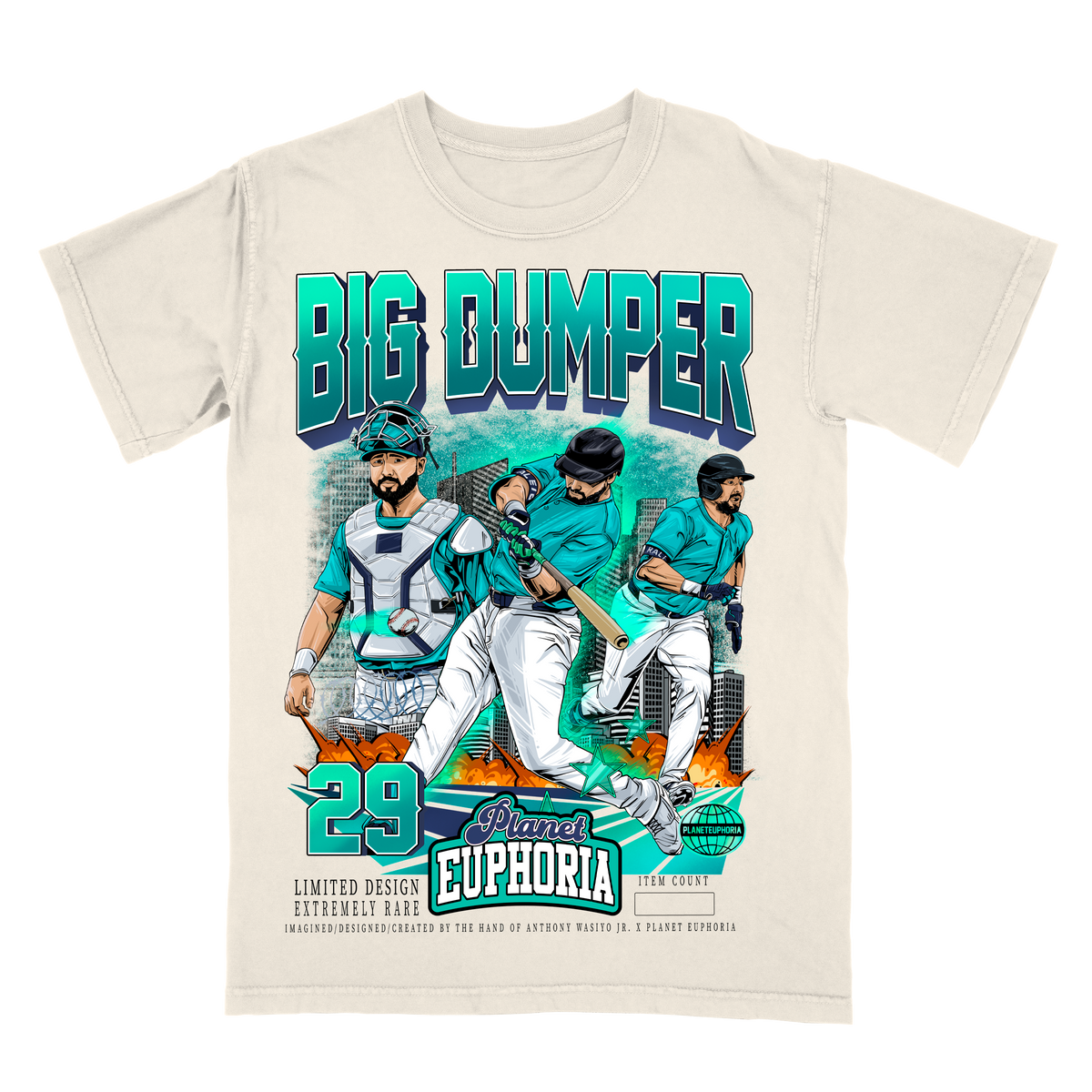 Youth Cal Raleigh Limited Edition MLB Player Graphic T-Shirt