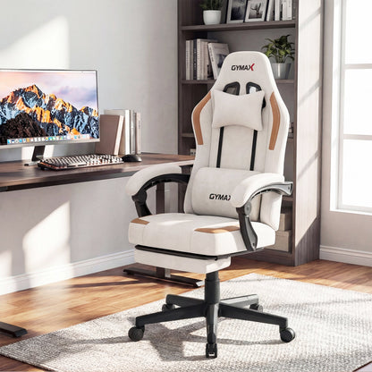 Ergonomic Video Game Chair with Headrest for Home Office