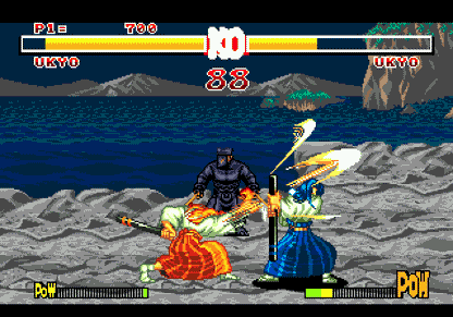 Samurai Shodown Sega Genesis Mega Drive Video Game Cartridge