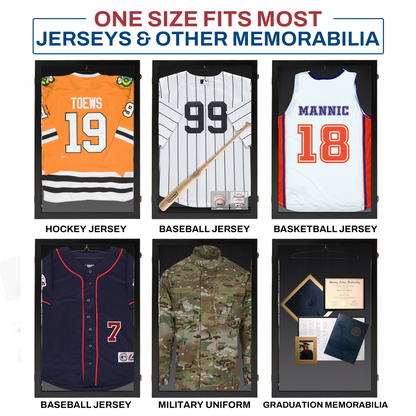 Jersey Display Case - Large Extra Deep