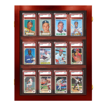 12 Graded PSA- Cards Display