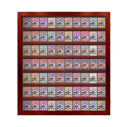 Playing Card Deck Display Case - Holds 70 Decks