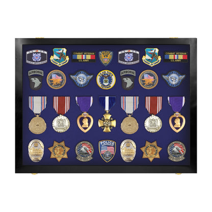 Medal Display Case - Award Display - Patches Display - Medium
