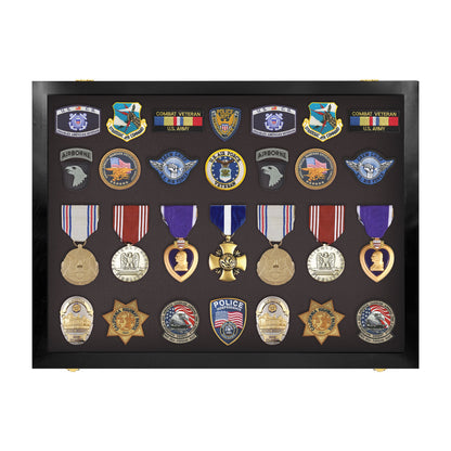 Medal Display Case - Award Display - Patches Display - Medium