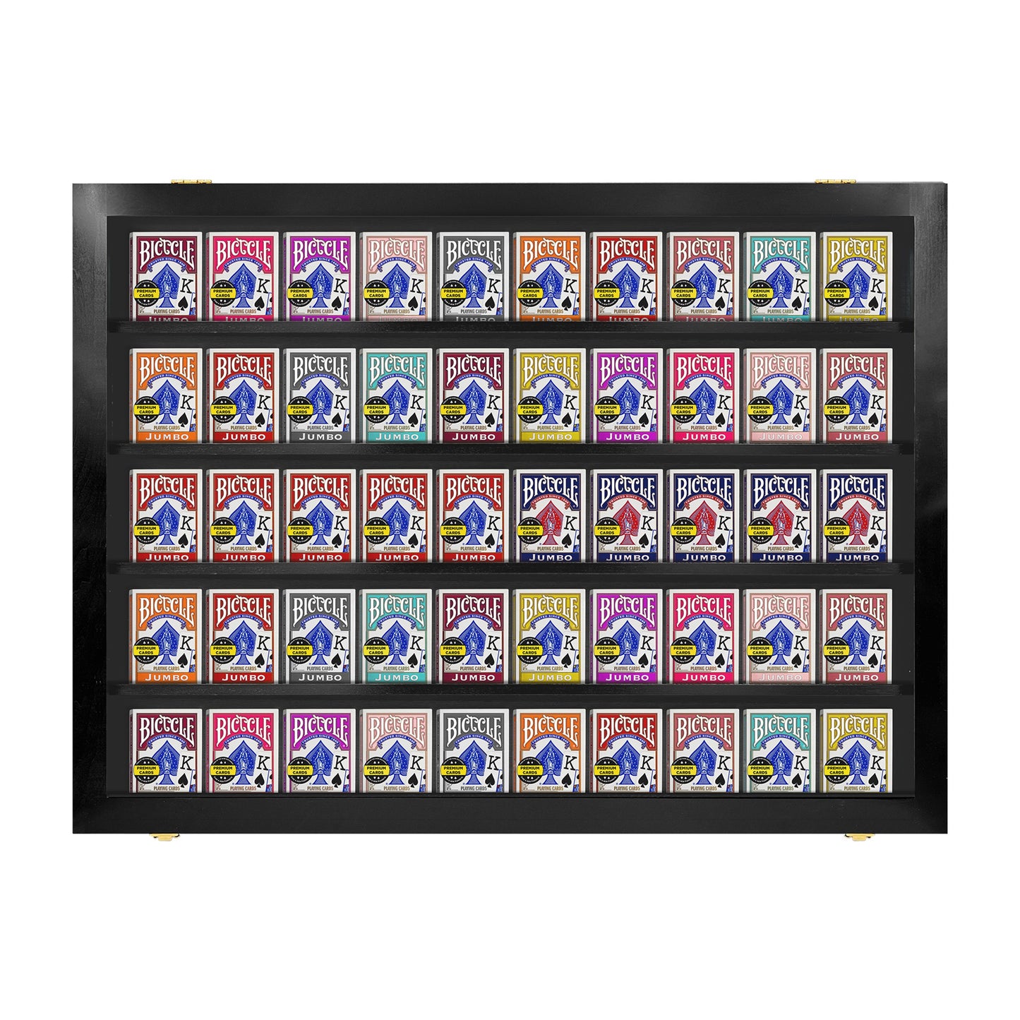 Playing Card Deck Display Case - Holds 50 Decks