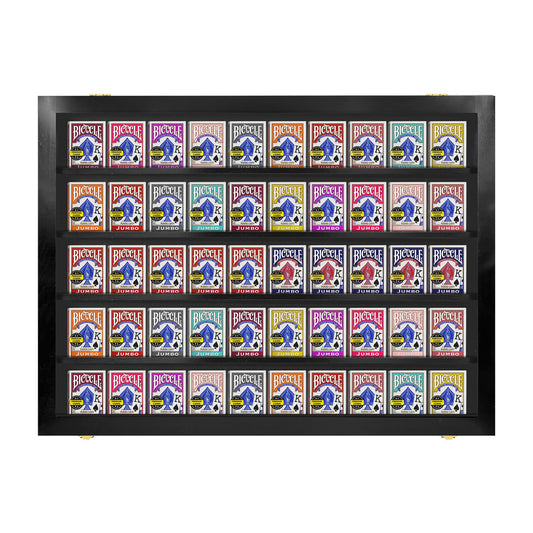 Playing Card Deck Display Case - Holds 50 Decks