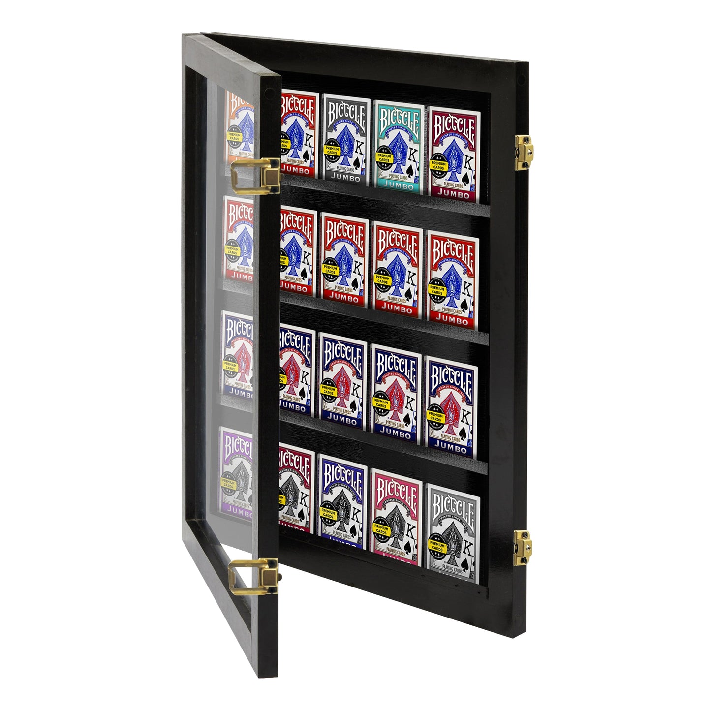 Playing Card Deck Display Case - Holds 20 Decks