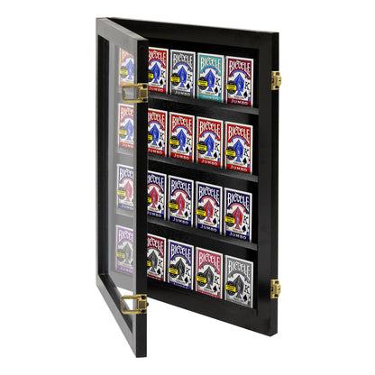 Playing Card Deck Display Case - Holds 20 Decks