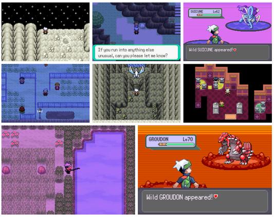 Pokemon Cosmic Emerald GBA ROM Hack Video Game Custom Gameboy Advance