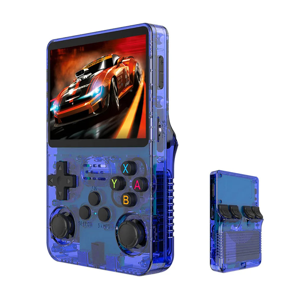 Retro Handheld Game Console 3.5-inch (8.9 cm) IPS Screen Portable Linux Video Player - 64GB/128GB, 15,000 Games