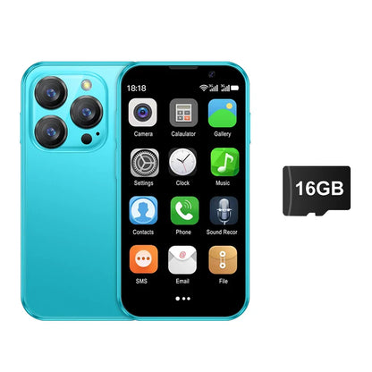 Mini 3.0-inch (7.6 cm) Android 9 Smartphone — 2GB RAM 16GB ROM, Dual SIM, 3G, Type-C, Face Unlock