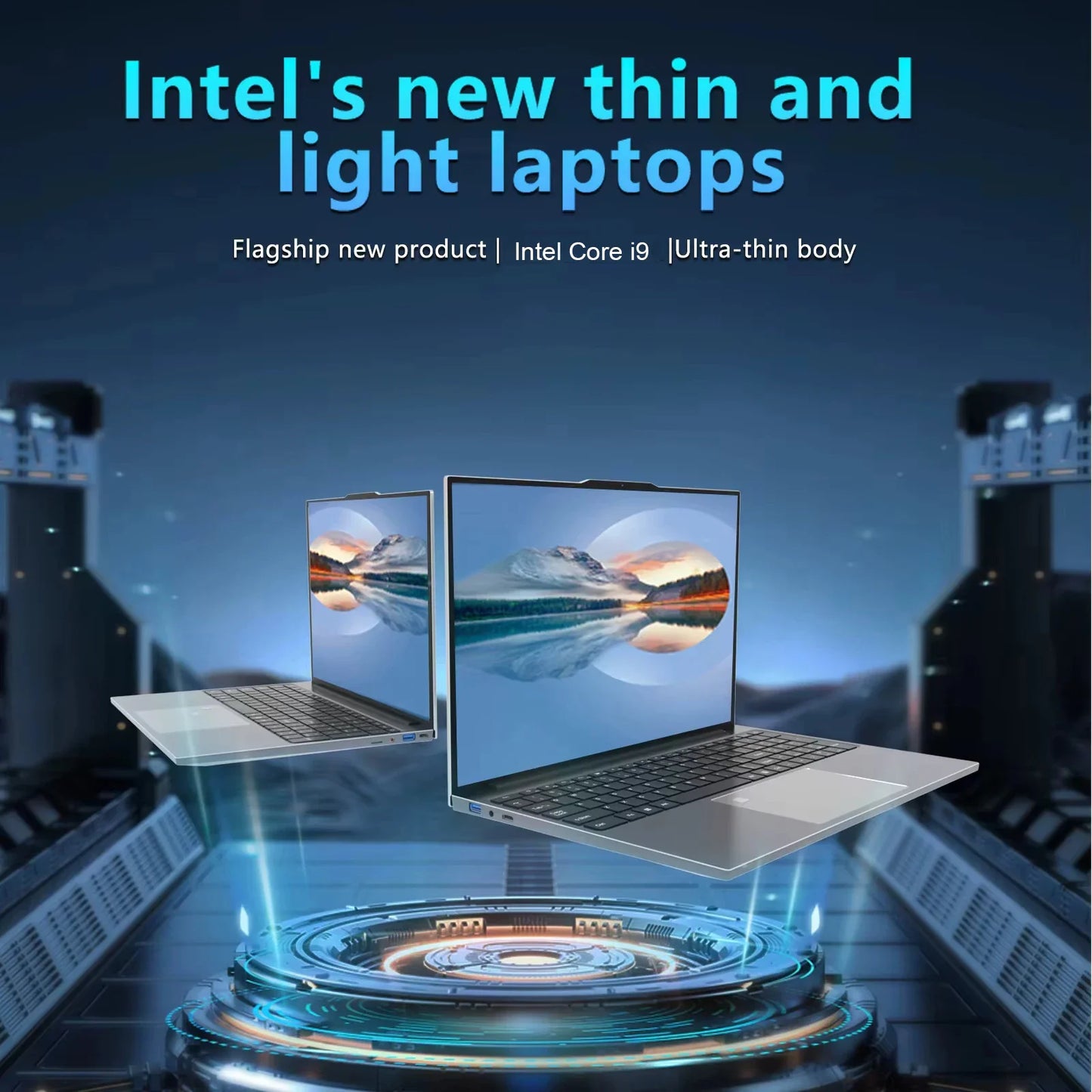 15.6" (39.6 cm) Gaming Laptop — Intel Core i9, 16GB RAM, 1TB SSD, 1080p IPS, Windows 11, Fingerprint Reader, Backlit Keyboard
