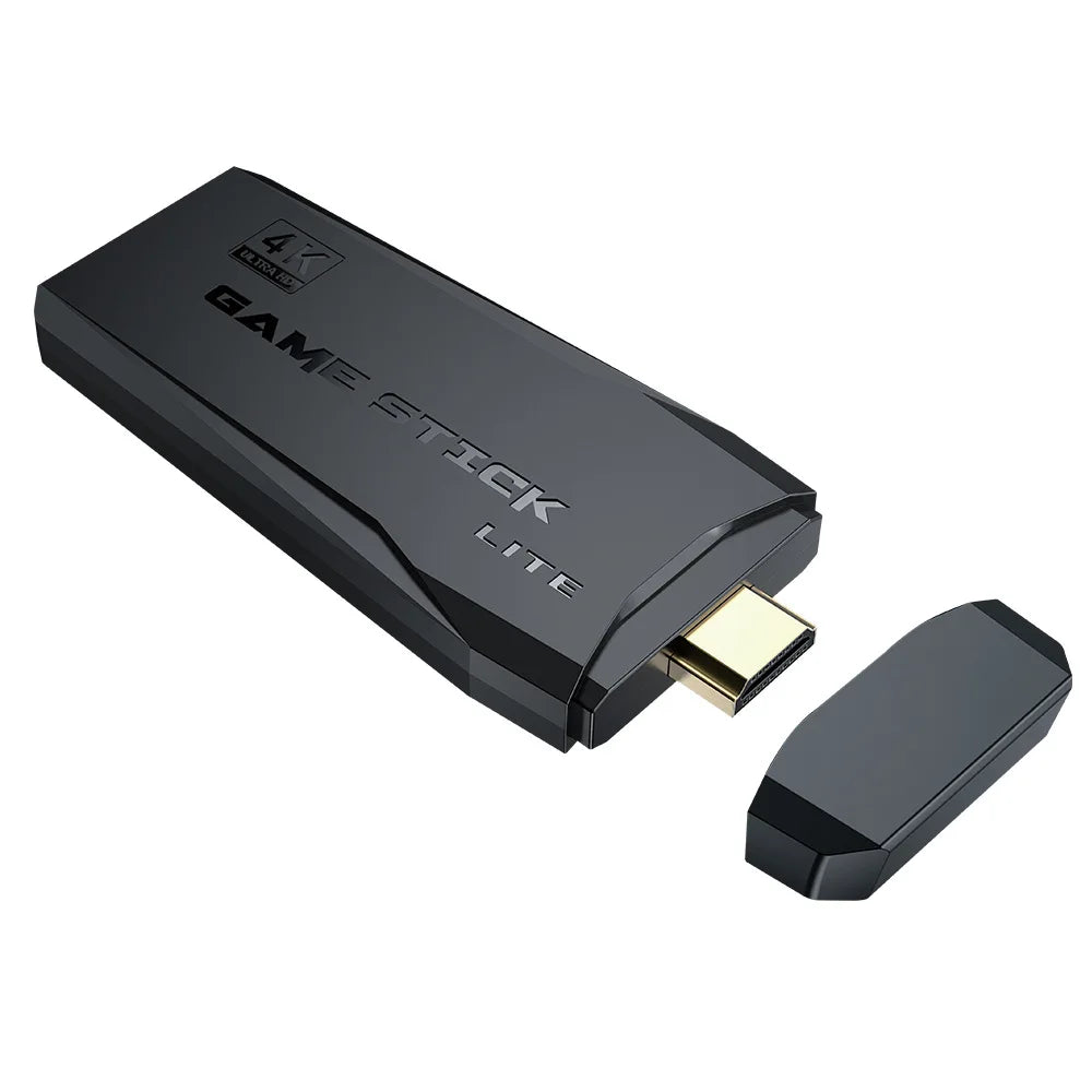 Black Game Stick Lite device on a white background