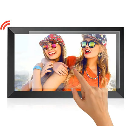 15.6-Inch (39.6 cm) 1080P WiFi Touch IPS Digital Photo Frame – 32GB or 32GB+64GB, SD/USB, Frameo Support