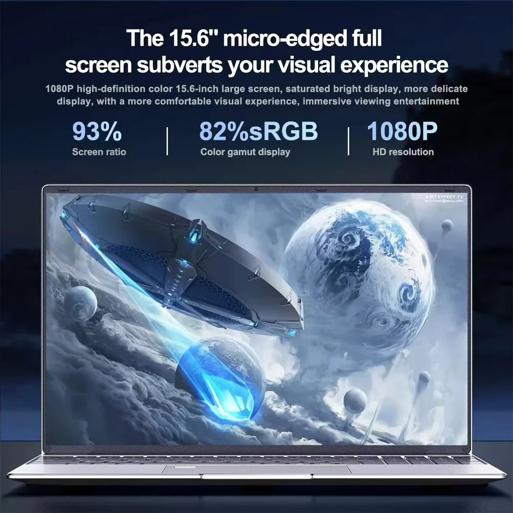 15.6" (39.6 cm) Gaming Laptop — Intel Core i9, 16GB RAM, 1TB SSD, 1080p IPS, Windows 11, Fingerprint Reader, Backlit Keyboard