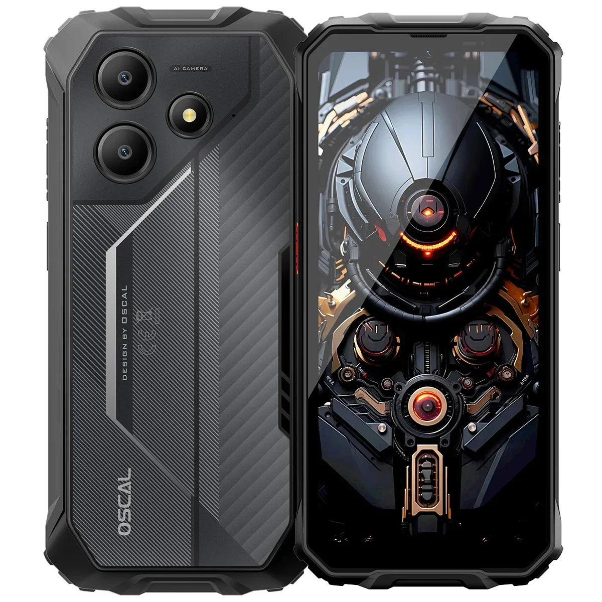 Rugged Smartphone 8GB RAM 256GB Storage | 11000mAh Battery | 6.56-inch HD+ 90Hz Display | Unisoc Octa-Core | Android 15 | NFC