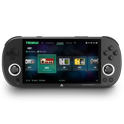 4.96-Inch (12.6 cm) IPS Handheld Retro Game Console - Linux OS, Joystick, RGB Lighting, 1280x720