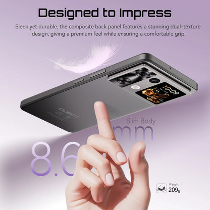 Android 15 Dual-Screen Smartphone, 6.88-inch 120Hz, 24GB RAM 256GB ROM, G100 Octa-Core 2.2GHz, 64MP, 5100mAh, NFC, 4G
