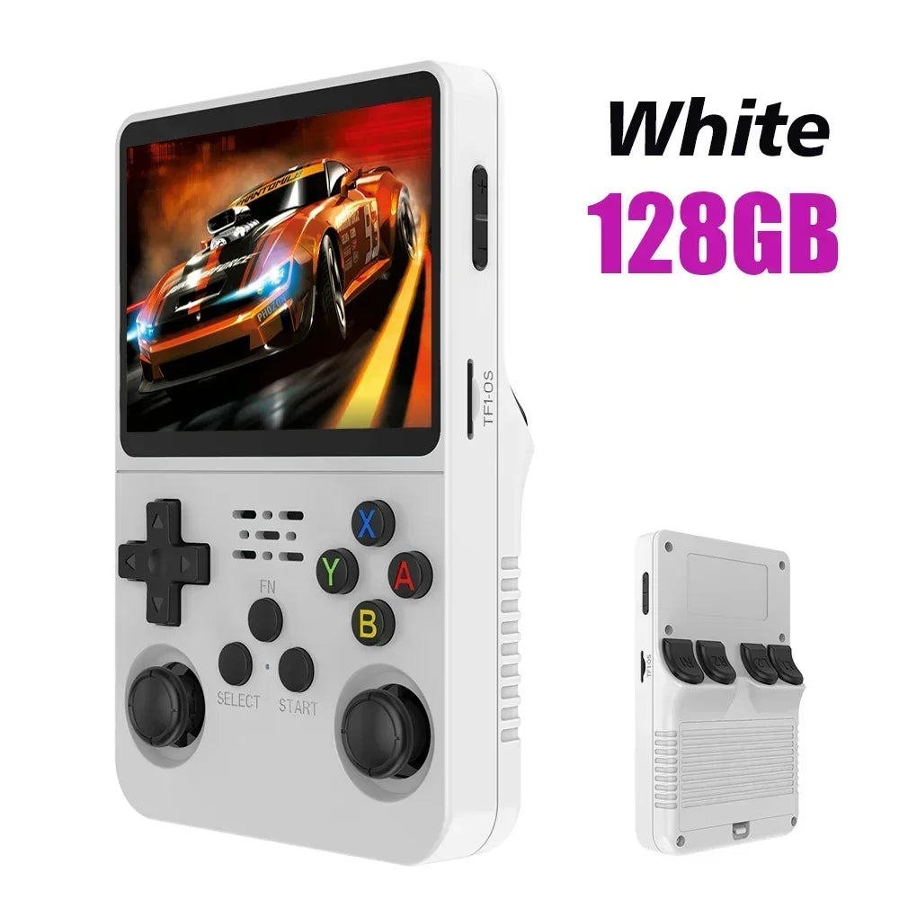 Portable Retro Handheld Game Console 3.5-Inch (8.9 cm) IPS 640x480 Linux Pocket Video Player 64GB/128GB USB-C 15,000 Games