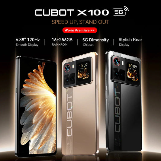 5G Smartphone Android 15 – Dimensity 7025 Octa-Core, 6.88-inch 120Hz IPS, 16GB (8+8) RAM & 256GB, 64MP Triple Camera, 5100mAh 33W Fast Charge