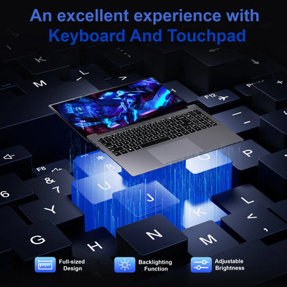 KAMRUI 16“ Gaming Laptop Ryzen9 6900HX 16GB 512GB PCIe3.0 SSD 8-Core Radeon 680M WiFi6 Windows11 Pro Backlit Keyboard for Gaming