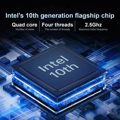 14.1-inch (350 mm) Ultra Slim Laptop — Intel Pentium N3700, 16GB RAM, 2TB M.2 SSD, FHD 1920x1080 IPS, Windows 11 Pro