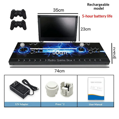 Joystick Game Console With Dual Joysticks Connected To Tv Pandora Game Console Folding Screen 0 Delay Home Nostalgic Arcade