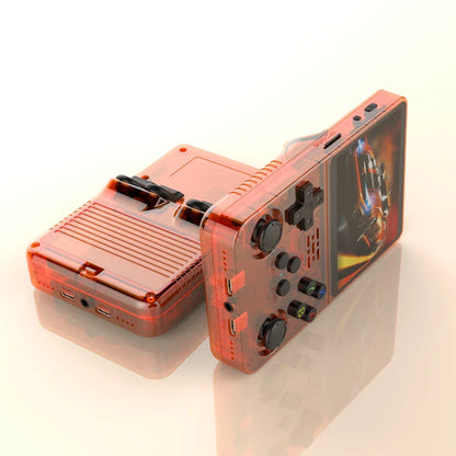 128GB Open-Source Retro Handheld Game Console - 3.5" (8.9 cm) IPS Screen, Linux Pocket Video Player, Orange